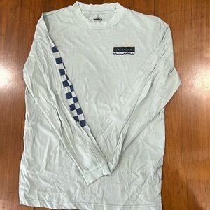 Quiksilver men’s long sleeve blue t shirt